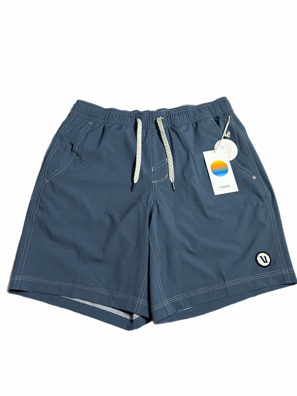 NWT Vuori Kore Short Lined *7” (Blue Sea) Size Small